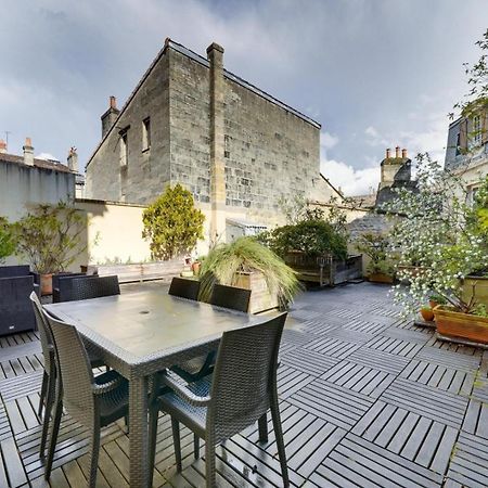 Lovely Apartment With Exceptional Terrace Bordeaux Exterior photo